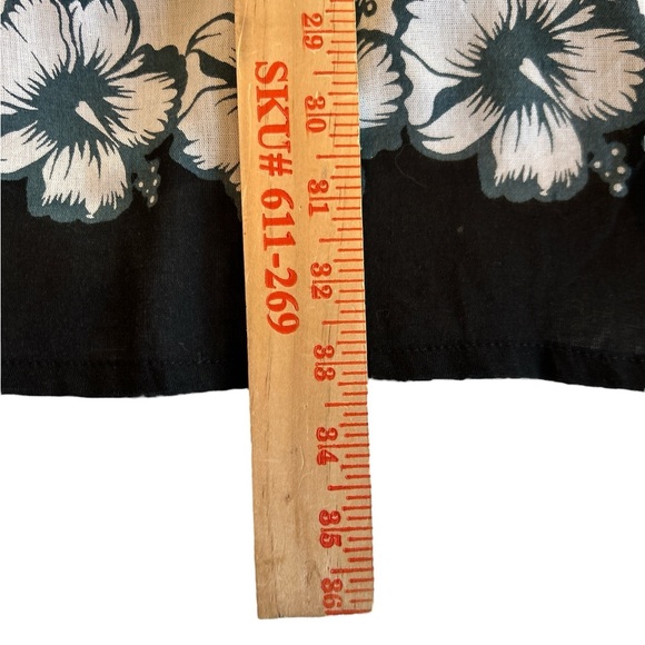 NWOT V-Neck Hibiscus Floral Kaftan from Indonesia One Size Medium - 3X Read Info - Picture 8 of 9